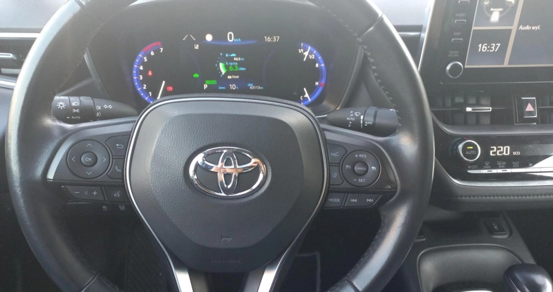 Toyota Corolla cena 104900 przebieg: 43111, rok produkcji 2021 z Kartuzy małe 172